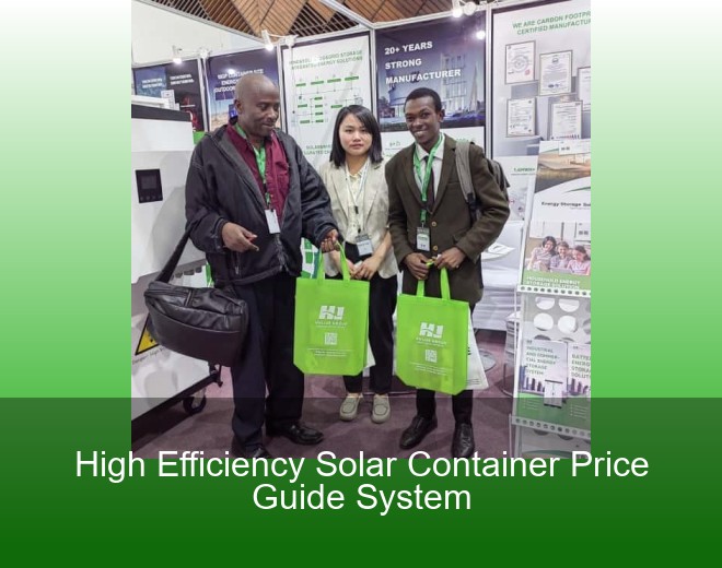High Efficiency Solar Container Price Guide System